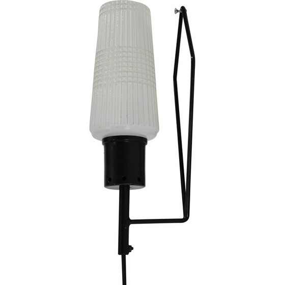 Image 1 of Vintage glass wall lamp, Czechoslovakia 1970s