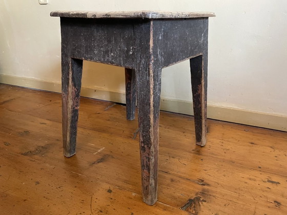 Image 1 of Country Stool Side Table Bench French