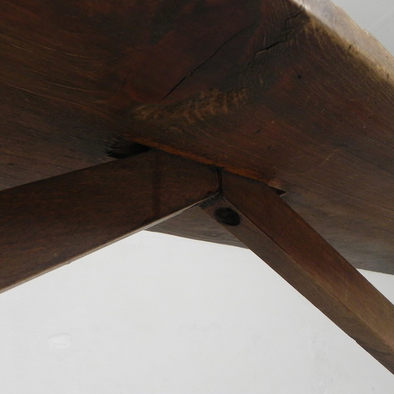 Image 1 of Banc en bois de 150 cm de long, années 1950