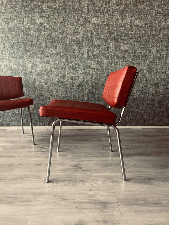 Image 1 of 2X Chaises longues Conseil de Pierre Guariche, 1960S