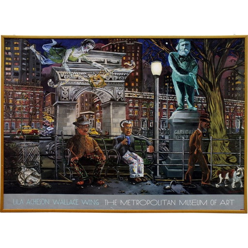 Cartel vintage de Red Grooms