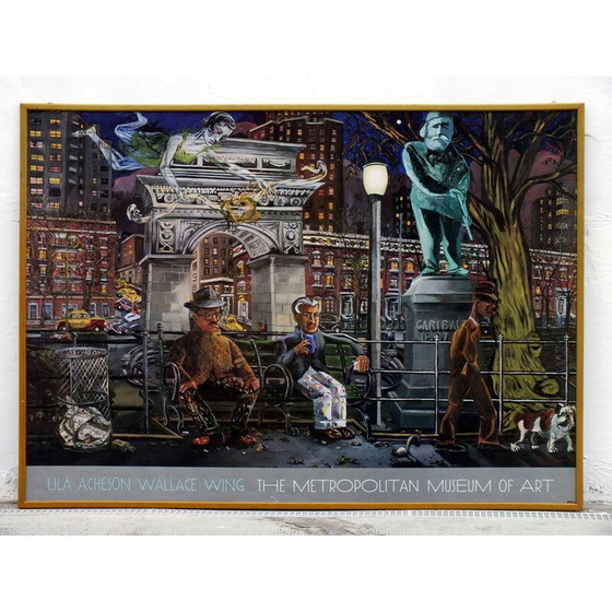 Image 1 of Vintage affiche de Red Grooms