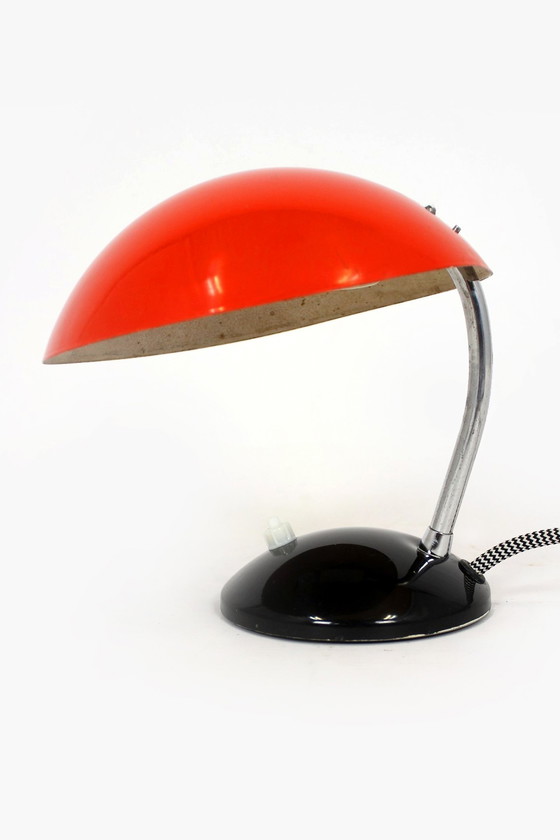 Image 1 of Art Deco Bauhaus Style Table Lamp, 1940S