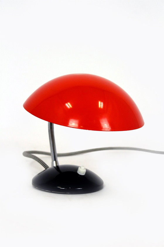 Image 1 of Art Deco Bauhaus Style Table Lamp, 1940S