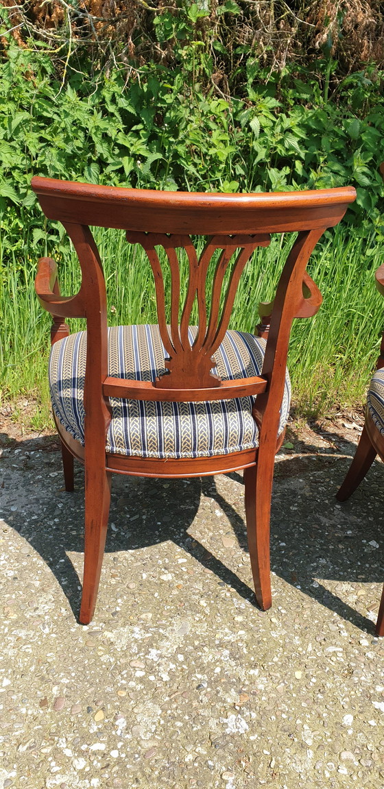 Image 1 of 4 Exclusive Cherry Dining Armchairs