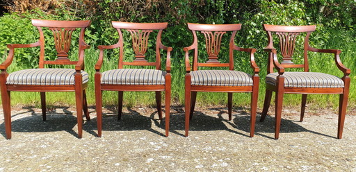 4 Exclusive Cherry Dining Armchairs