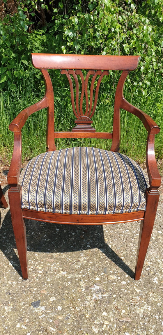 Image 1 of 4 Exclusive Cherry Dining Armchairs