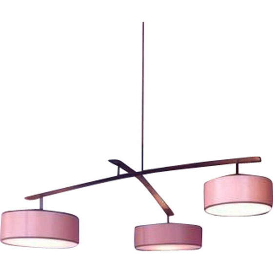 Image 1 of Vintage aerial pendant lamp with 3 shades, 2000