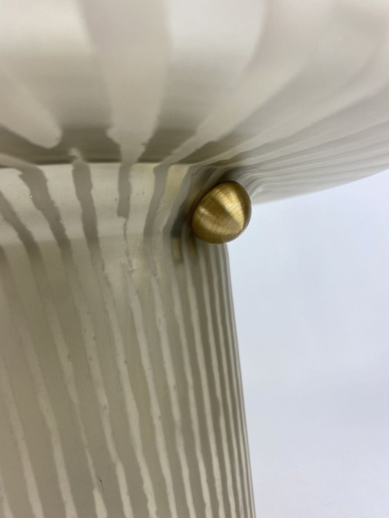 Image 1 of Lampada da tavolo a forma di fungo Peill e Putzler in vetro fumé, grande, XL, 1970