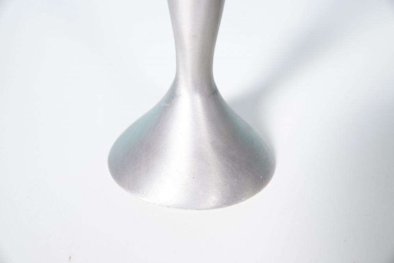 Image 1 of Set of space age candlesticks 1970s/80s, aluminum organic