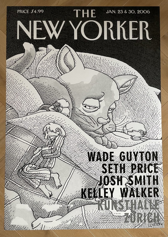 Image 1 of Wade Guyton, Seth Price, Josh Smith, Kelly Walker, The New Yorker, Kunsthalle Zurigo, 2006