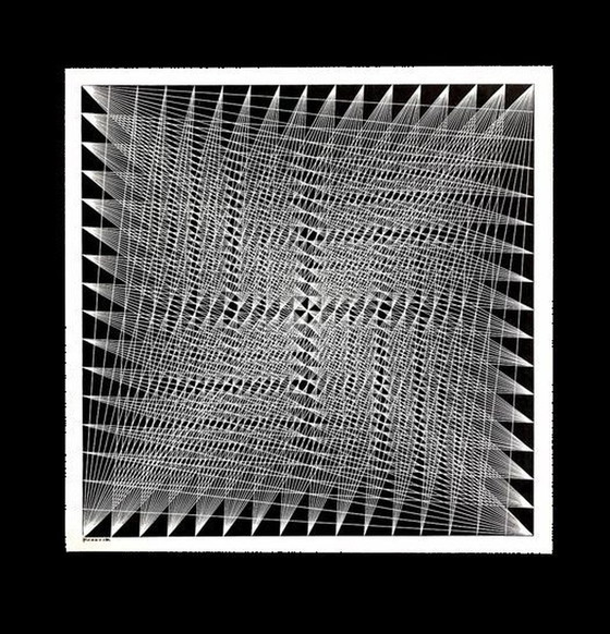 Image 1 of Arte cinético • Radio • Lucille Roebuck Keeler • Arte óptico • 1965