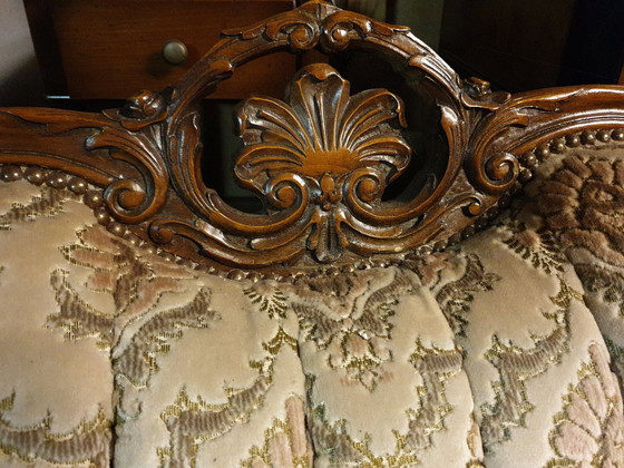 Image 1 of Curved Baroque Sofa With Armchairs