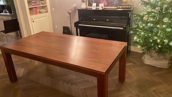 Image 1 of Handmade Dining Table, Walnut Wood In Oil