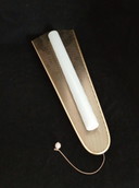 Erco sixties wall lamp with neon lamp