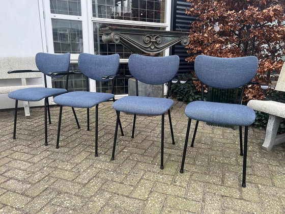 Image 1 of 4x Gebroeders de White chairs, 1970s/80s