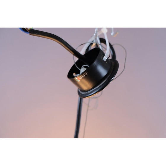 Image 1 of Vintage chandelier No. 2097/30 in iron by Gino Sarfatti for Arteluce, Italy 1960