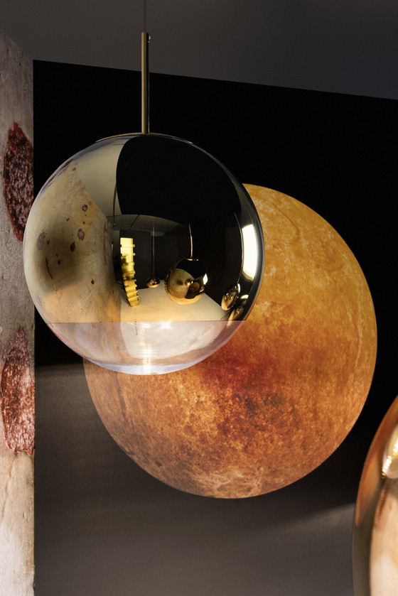 Image 1 of Tom Dixon Mirror Ball Pendentif Gold 25cm | Nouveau dans la boîte