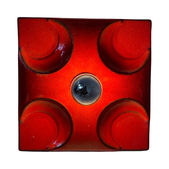 Image 1 of Pan Ceramic - Wall or ceiling mounted lamp - Fat Lava - Space Age / Pop Art Design - Germany - 1970’s