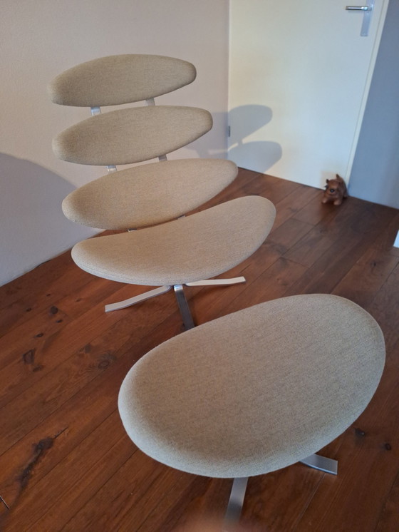 Image 1 of Corona Armchair Erik Jorgensen With Hocker