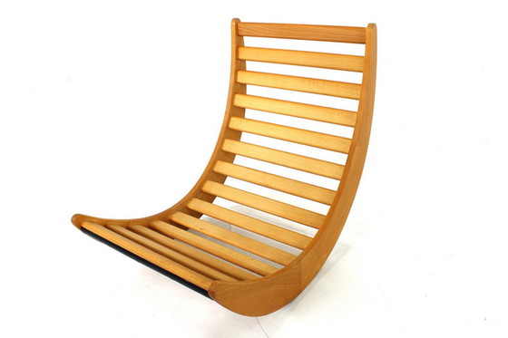 Image 1 of Verner Panton Relaxer 2 fauteuil / rocking chair de Rosenthal, housse en laine vierge