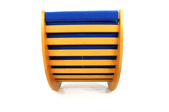 Image 1 of Verner Panton Relaxer 2 fauteuil / rocking chair de Rosenthal, housse en laine vierge