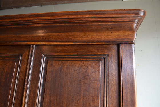 Image 1 of Antique Oak Louis Philippe Cupboard