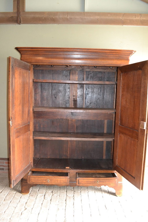 Antique Oak Louis Philippe Cupboard