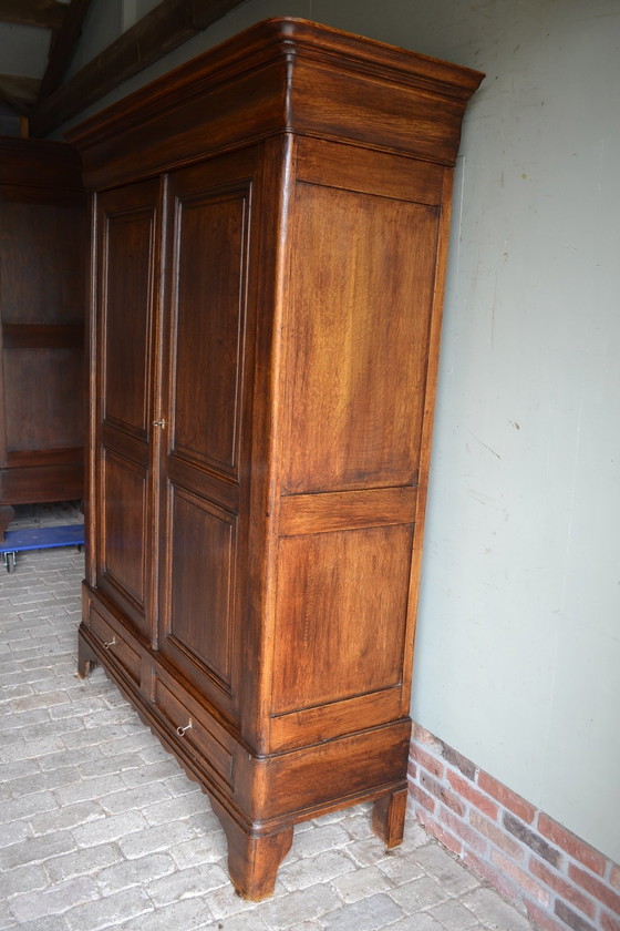 Image 1 of Antique Oak Louis Philippe Cupboard