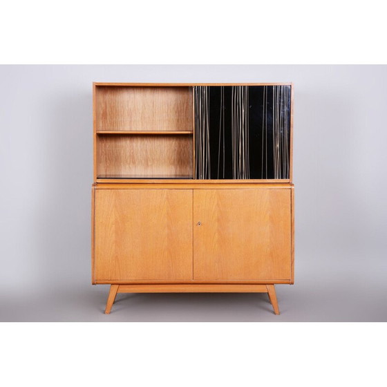 Image 1 of Vintage ash wood sideboard by Jitona Soběslav for Bohumil Landsman