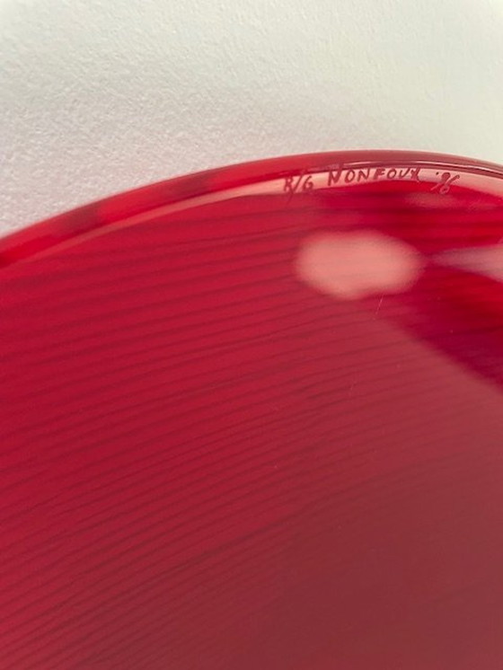 Image 1 of Baldwin Guggisburg Glass Artwork (Bowl) Nonfoux Collection 1996