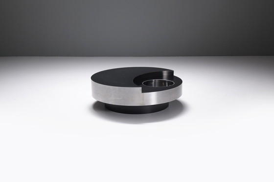 Image 1 of TRG rotating coffee table by Willy Rizzo - Willy Rizzo Studio