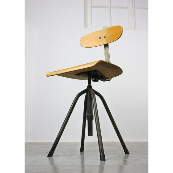 Image 1 of Vintage Industial swivel chair 1950s