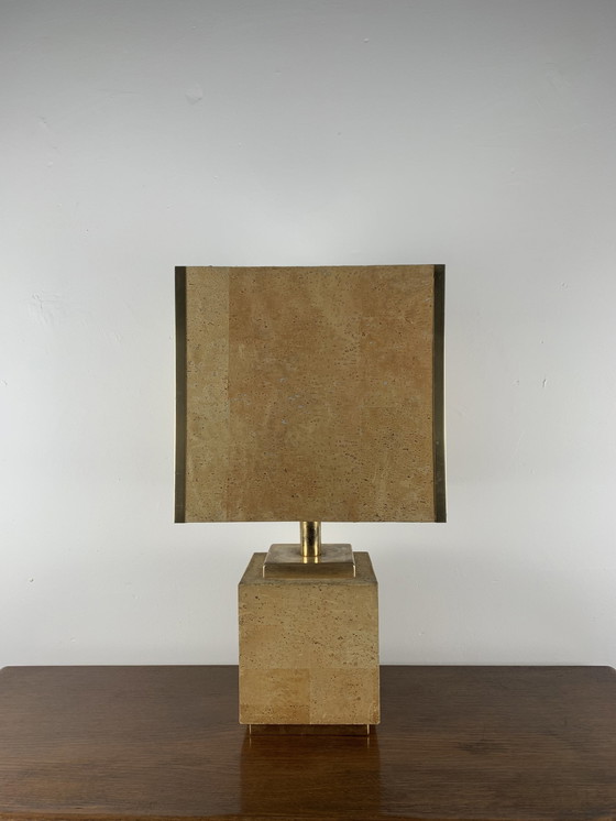 Image 1 of Cork Table Lamp, 1970S