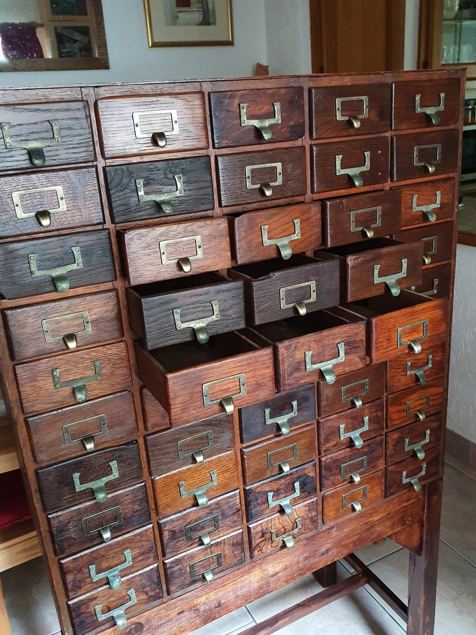Rare Antique 50 Drawer Wooden Cabinet. (1900-1920) | €950 | Whoppah