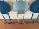 3x Gastone Rinaldi Dafne folding chair