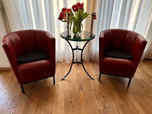 2x Wittmann armchairs