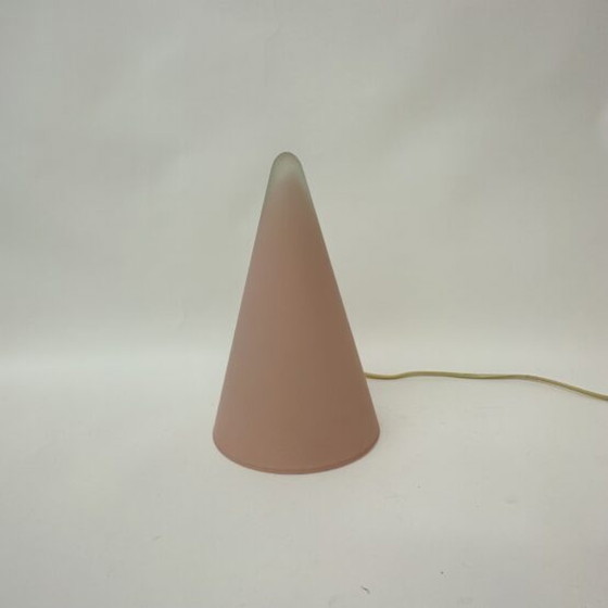 Image 1 of  SCE - Lampe à poser Teepee - Verre rose mat