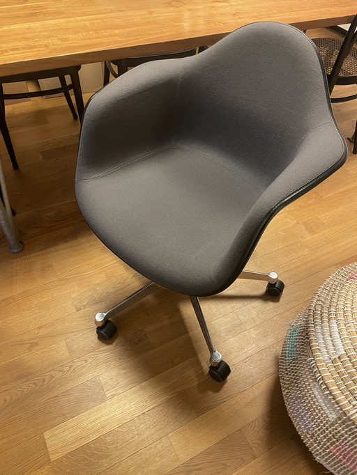 Original Vitra Eams Chair avec facture Chaise/Bureau/Roulettes/Polochon