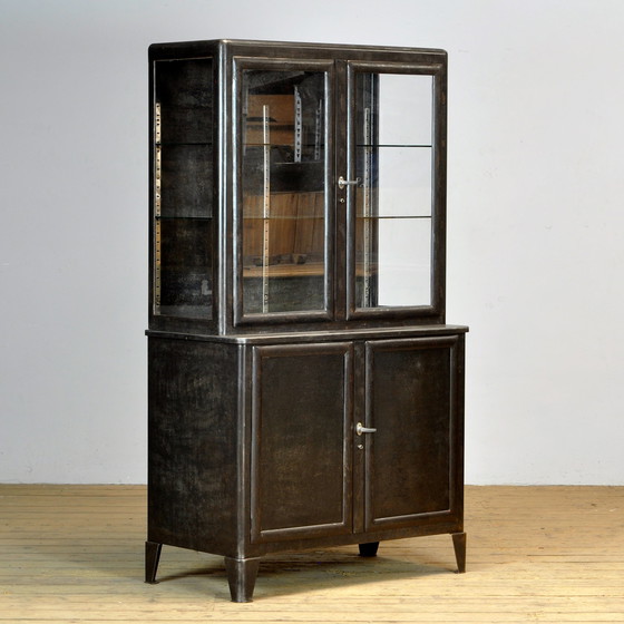 Image 1 of Polished Medical Cabinet, 1930’s