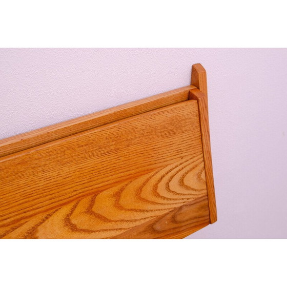 Image 1 of Vintage beech wood magazine rack for Uluv, Czechoslovakia 1960