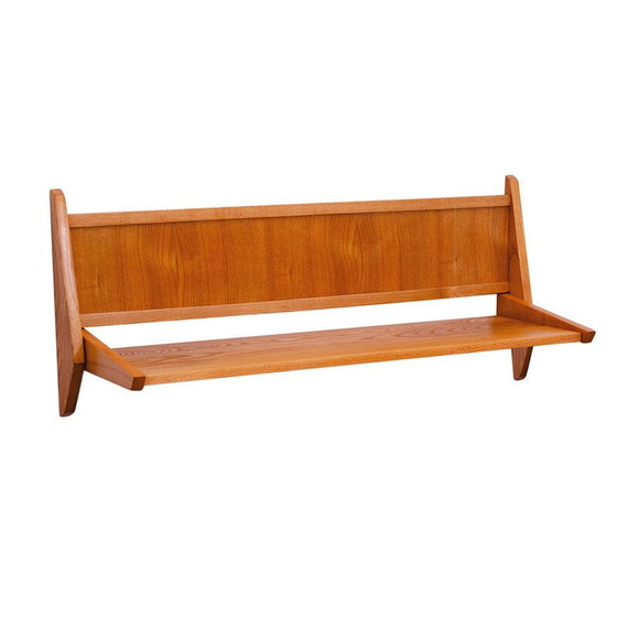 Image 1 of Vintage beech wood magazine rack for Uluv, Czechoslovakia 1960