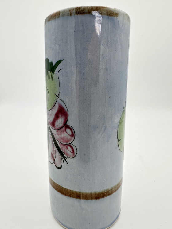 Image 1 of Tonala Mexico vase hand-painted