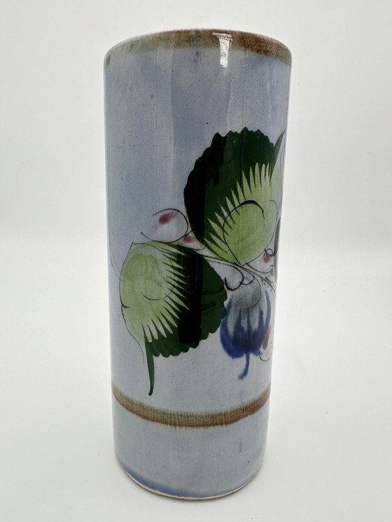 Image 1 of Tonala Mexico vase hand-painted