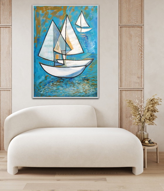 Image 1 of Natia Antadze " Sailboats"