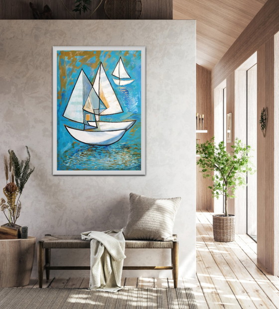 Image 1 of Natia Antadze " Sailboats"