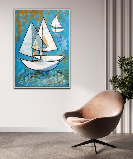 Image 1 of Natia Antadze " Sailboats"