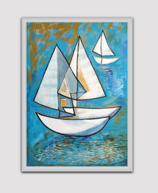 Natia Antadze " Sailboats"