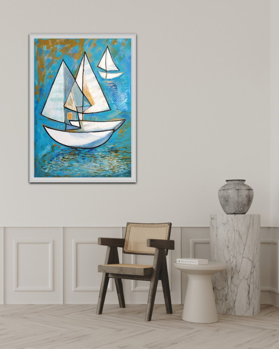 Image 1 of Natia Antadze " Sailboats"