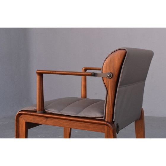 Image 1 of Set of 4 INA armchairs by Chi Wing Lo for Giorgetti